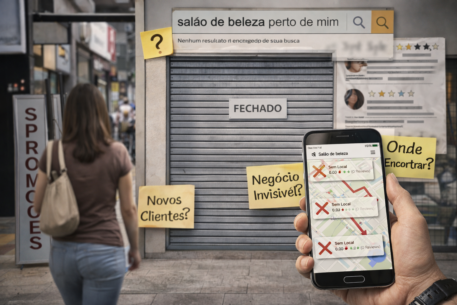 Dificuldade em atrair novos clientes